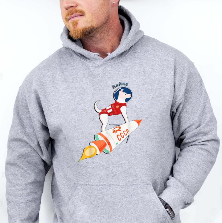 CCCP Original Laika Space Dog Hoodie
