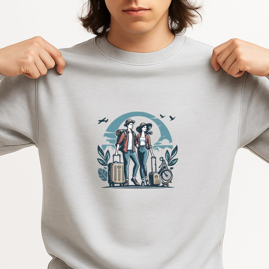 Glow Awesome Camping Travelling Sweatshirt - Image 3