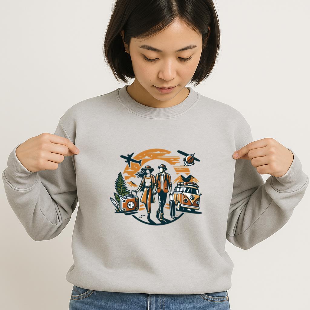 Glow Calm Travelling Camping Sweatshirt - Image 2