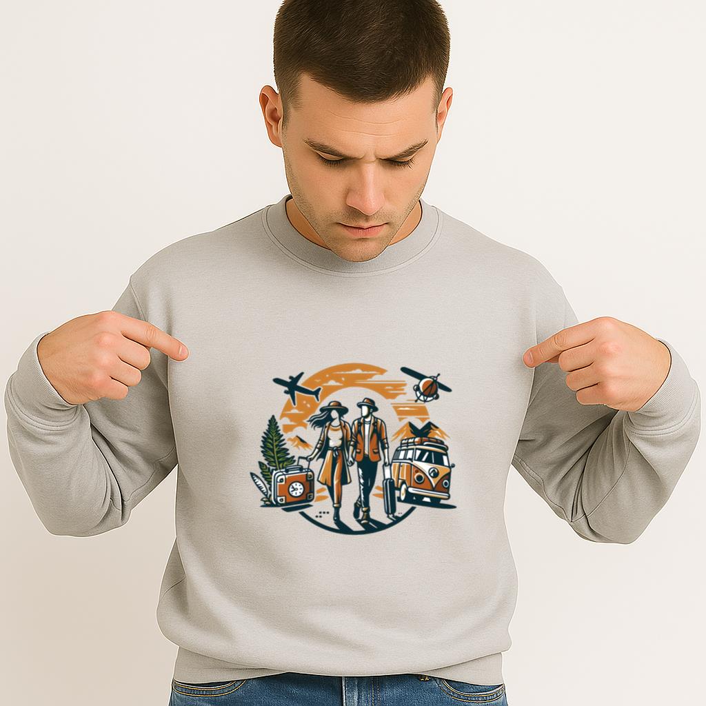 Glow Calm Travelling Camping Sweatshirt - Image 4