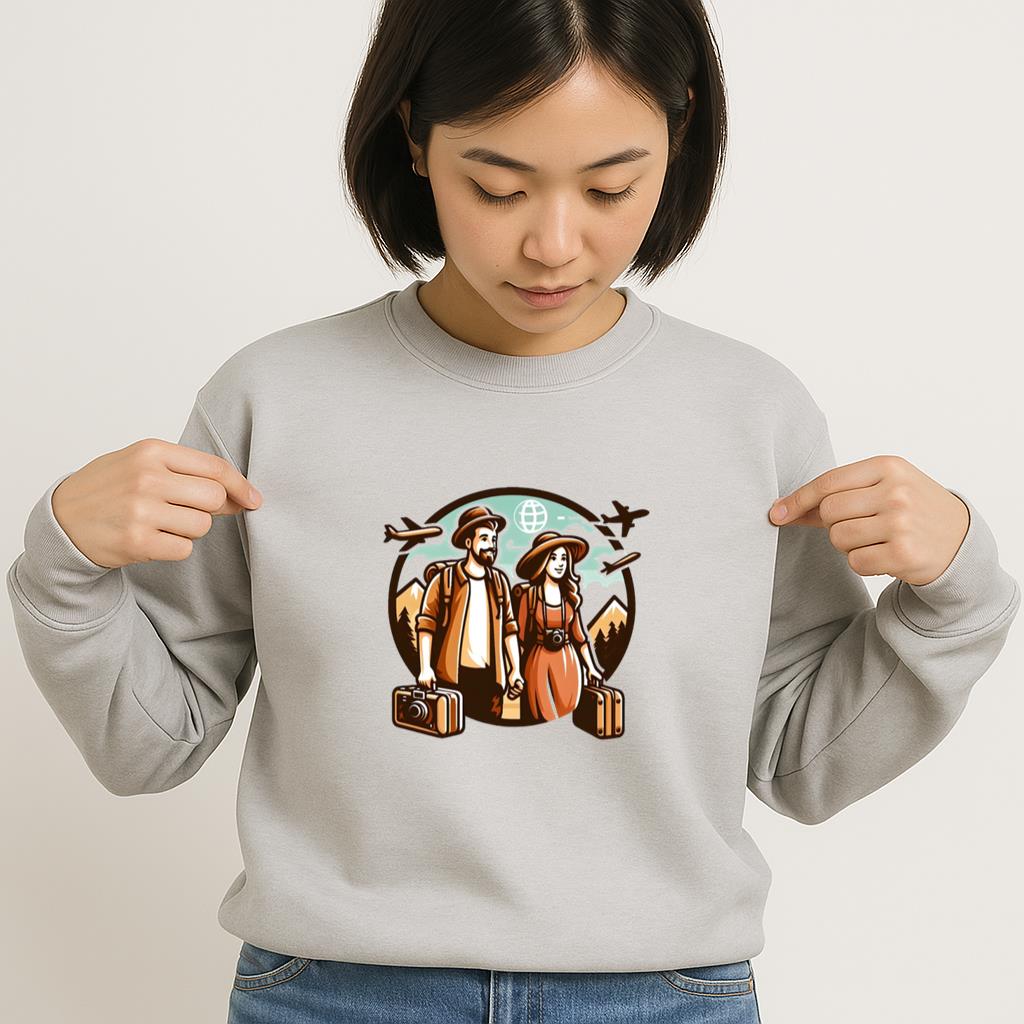 Glow Gentle Camping Travelling Sweatshirt - Image 2