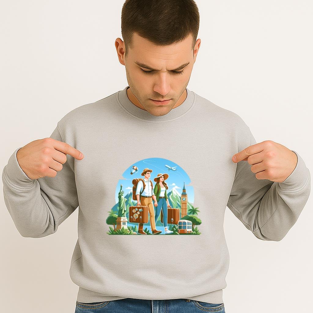 Glow Glowing Travelling Camping Sweatshirt - Image 4