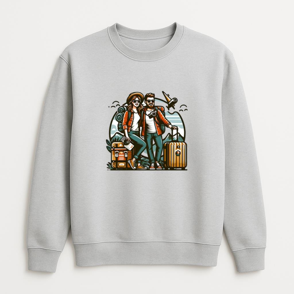 Glow Wonderful Camping Travelling Sweatshirt