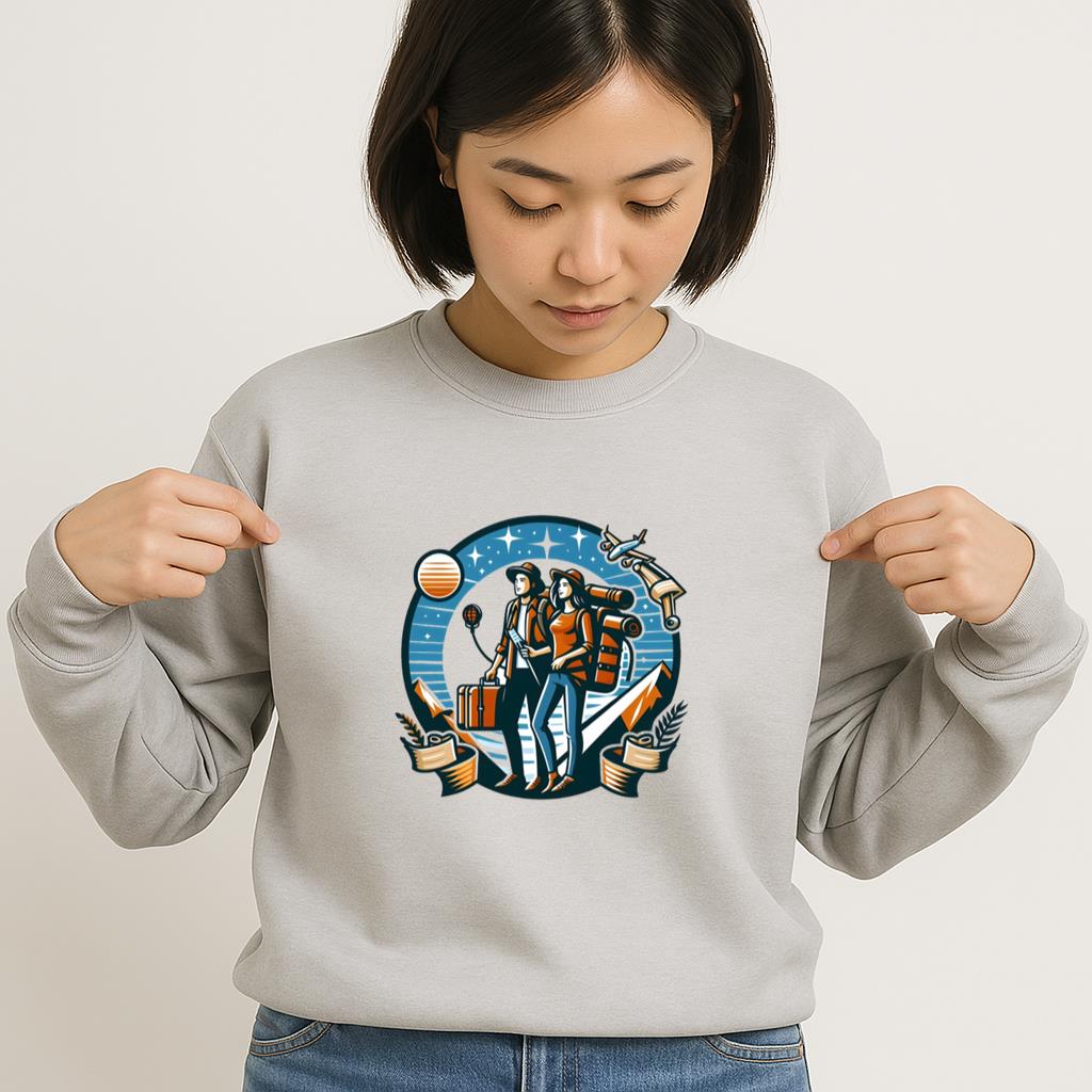 Grace Beautiful Camping Travelling Sweatshirt - Image 2