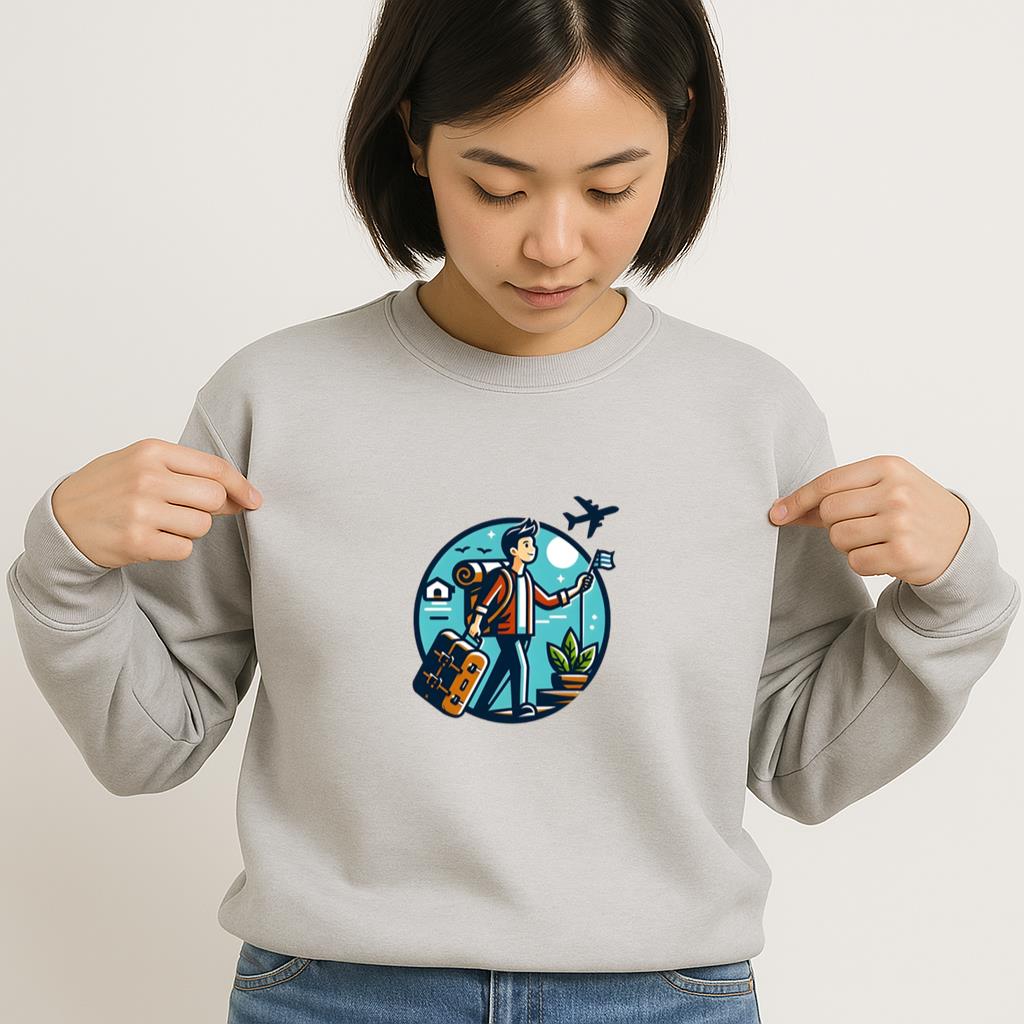 Grace Sweet Camping Travelling Sweatshirt - Image 2