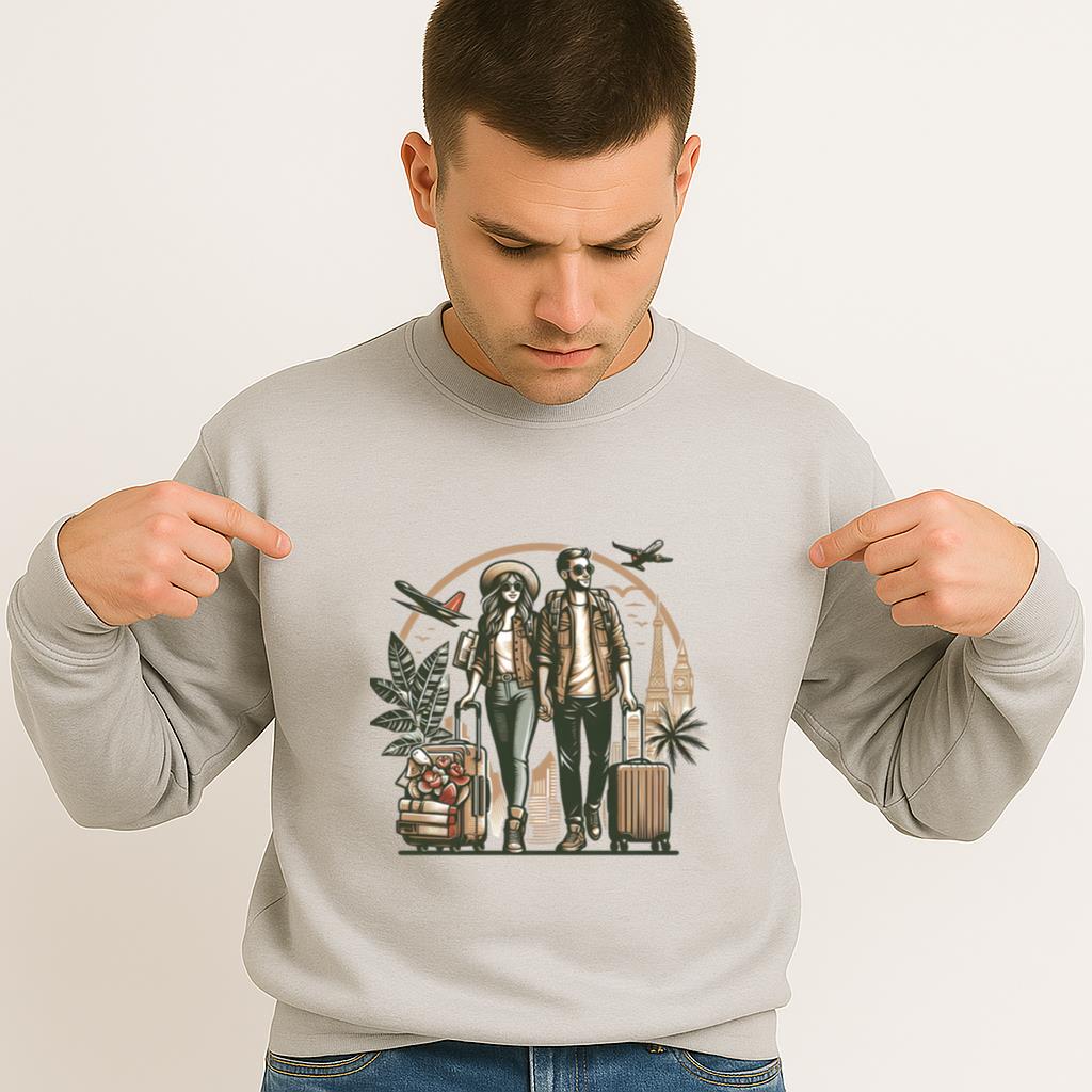 Happy Amazing Travelling Camping Sweatshirt - Image 4