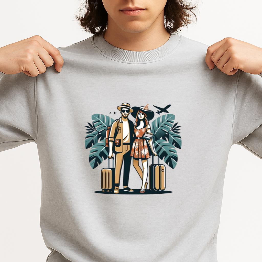Happy Kind Camping Travelling Sweatshirt - Image 3