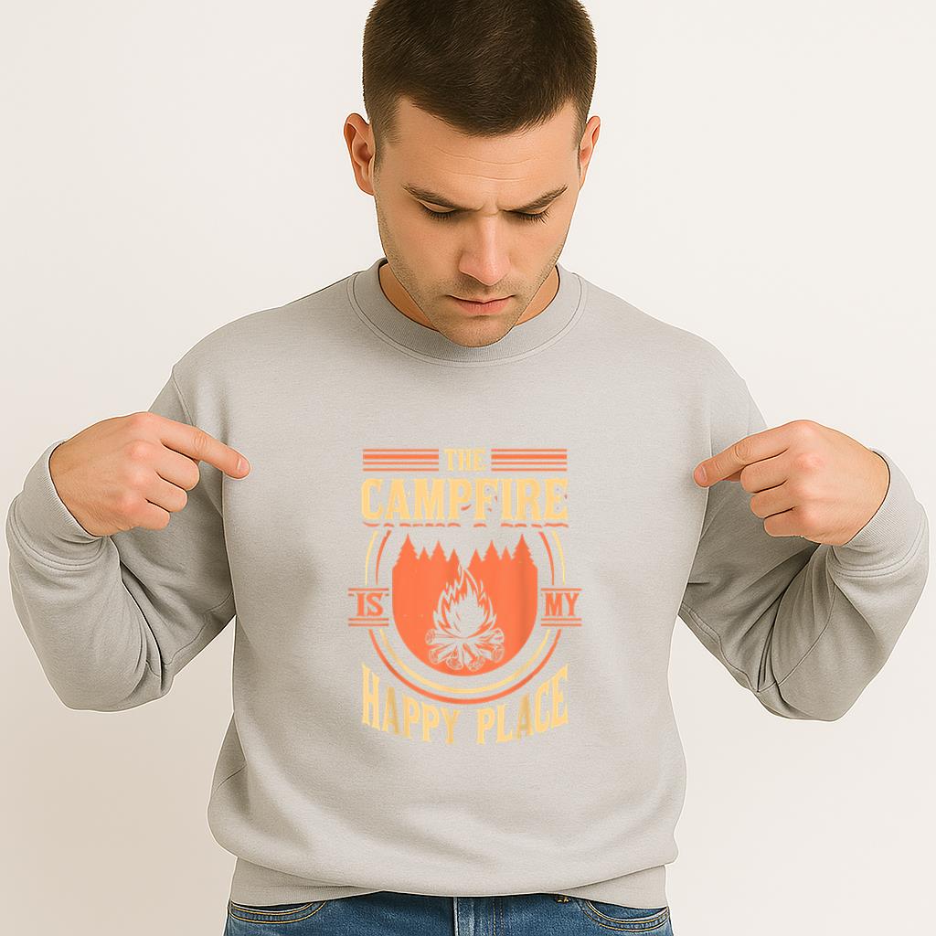 The Campfire Is My Happy Place Sweatshirt - Image 4