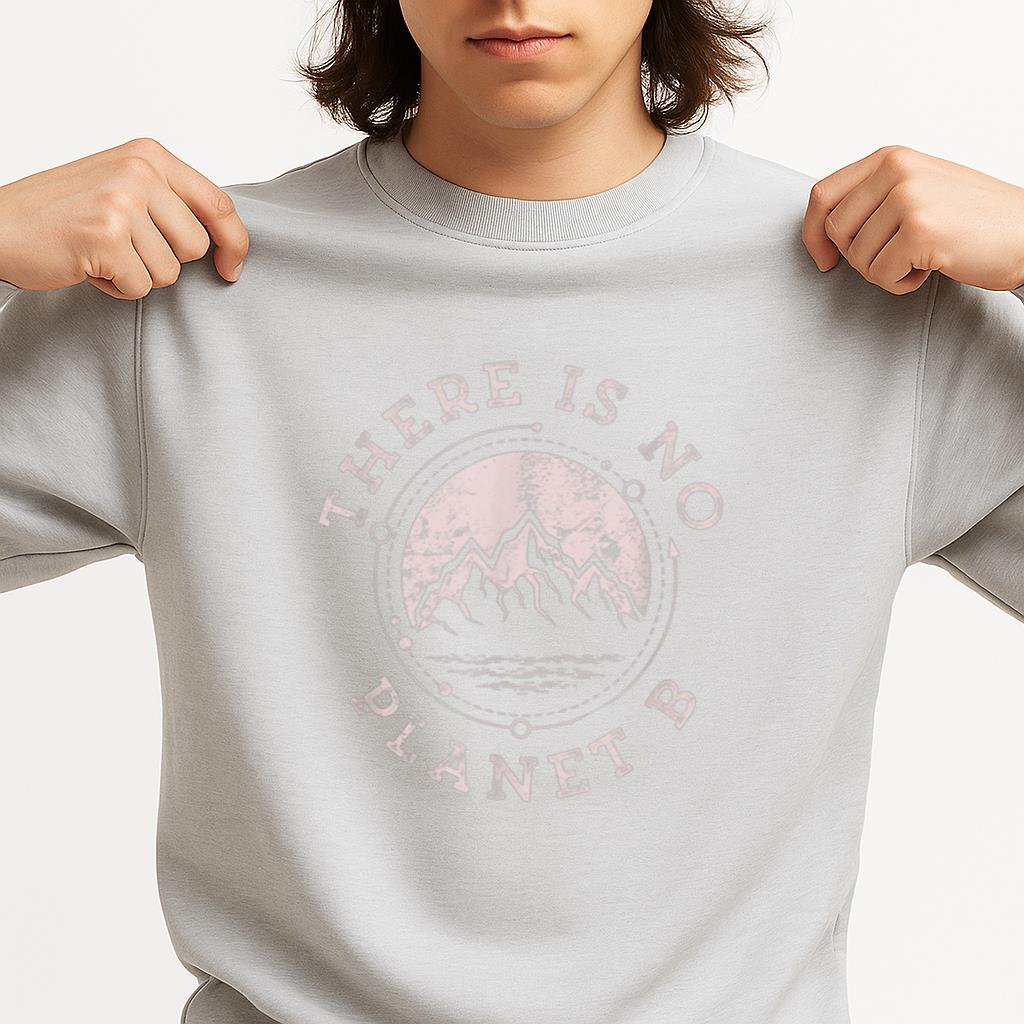 There Is No Planet B Earth Day 2020 Camping Nature Lovers Sweatshirt - Image 3